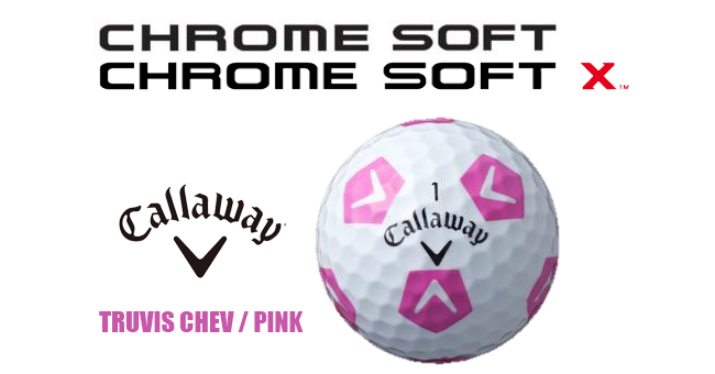 Callaway Chrome Soft Truvisに可愛いピンク そしてシェブロンマークが入ったボールが数量限定で登場 Golftoday