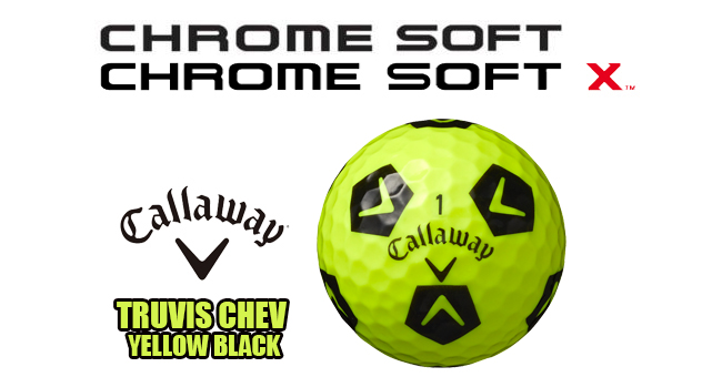 Callaway Chrome Softのシェブロンマーク入りボールがさらに拡大 イエロー ブラックが数量限定発売 Golftoday